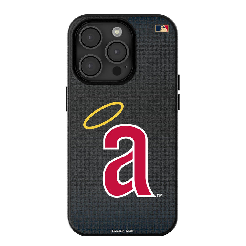 LA Angels 1971 - Cooperstown Collection Linen iPhone MagSafe Compatible Phone Case