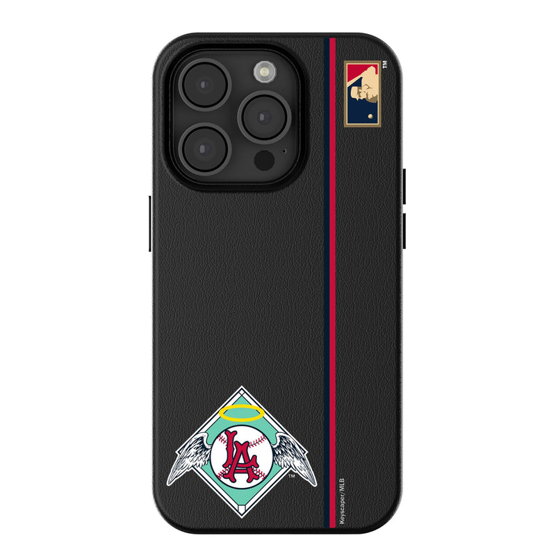 LA Angels 1961-1965 - Cooperstown Collection Sidebar iPhone MagSafe Compatible Phone Case