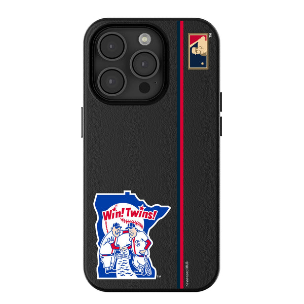 Minnesota Twins 1976-1986 - Cooperstown Collection Sidebar iPhone MagSafe Compatible Phone Case