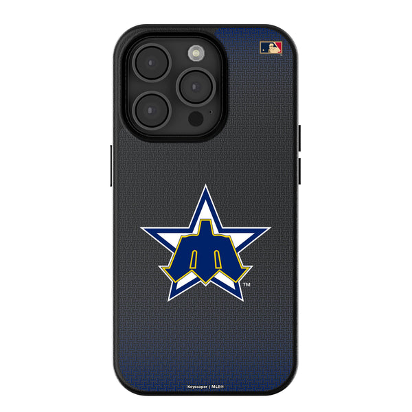 Seattle Mariners 1981-1986 - Cooperstown Collection Linen iPhone MagSafe Compatible Phone Case