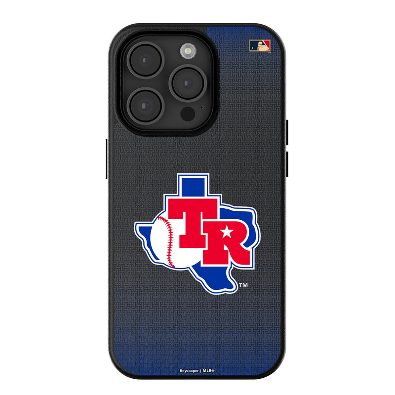 Texas Rangers 1981-1983 - Cooperstown Collection Linen iPhone MagSafe Compatible Phone Case