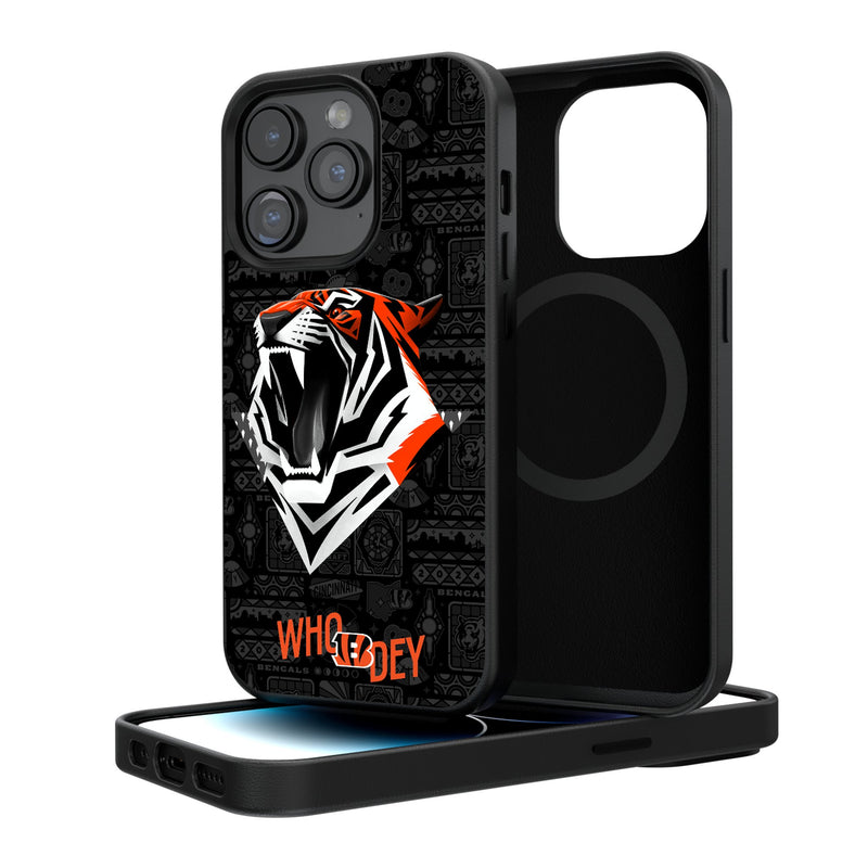 Cincinnati Bengals 2024 Illustrated Limited Edition iPhone Magnetic Phone Case