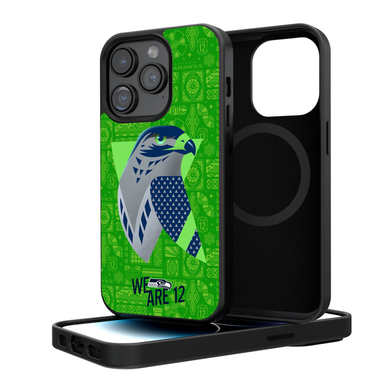 Seattle Seahawks 2024 Illustrated Limited Edition iPhone Magnetic Phone Case