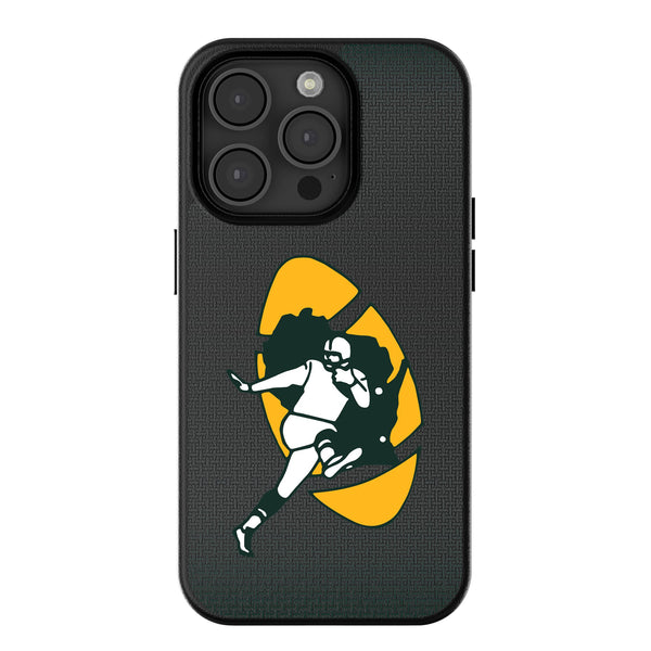 Green Bay Packers Historic Collection Linen iPhone MagSafe Compatible Phone Case