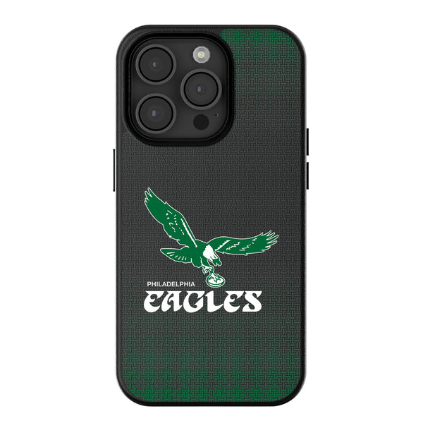 Philadelphia Eagles 1973-1995 Historic Collection Linen iPhone MagSafe Compatible Phone Case