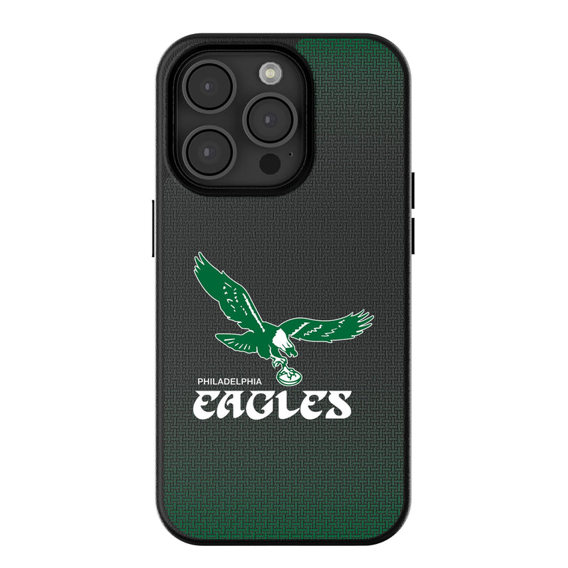 Philadelphia Eagles 1973-1995 Historic Collection Linen iPhone MagSafe Compatible Phone Case