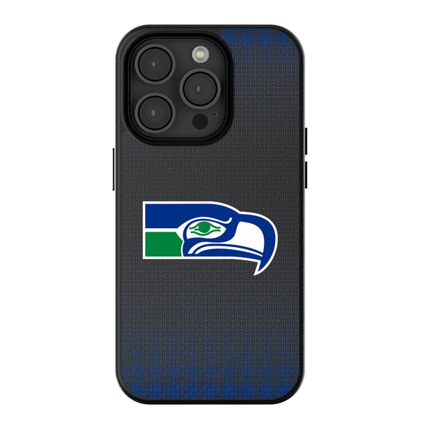 Seattle Seahawks Historic Collection Linen iPhone MagSafe Compatible Phone Case