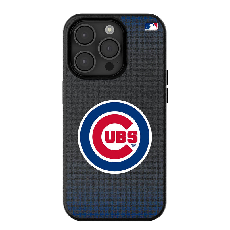 Chicago Cubs Linen iPhone MagSafe Compatible Phone Case