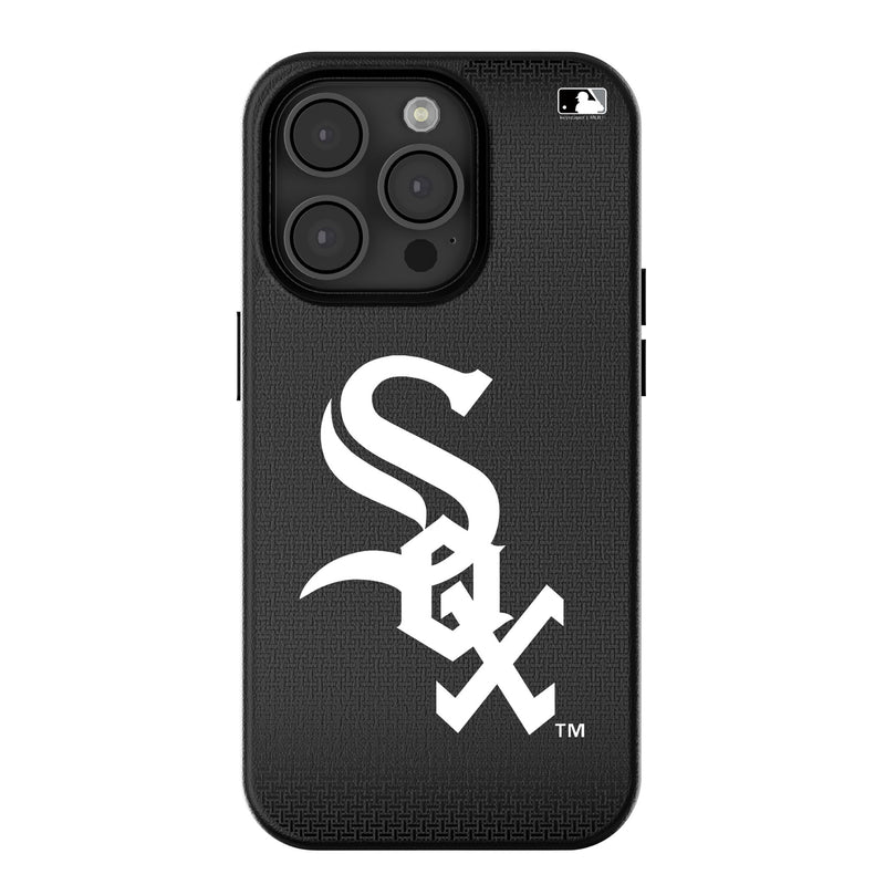 Chicago White Sox Linen iPhone MagSafe Compatible Phone Case