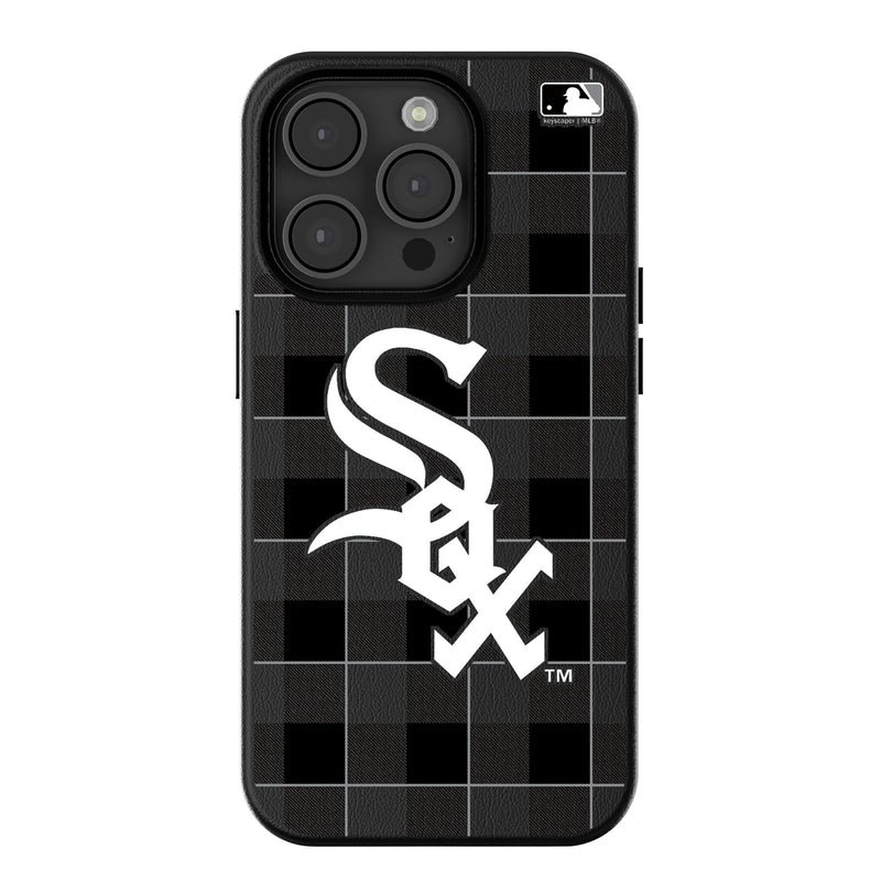 Chicago White Sox Plaid iPhone MagSafe Compatible Phone Case