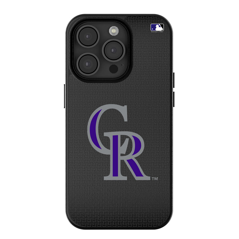 Colorado Rockies Linen iPhone MagSafe Compatible Phone Case