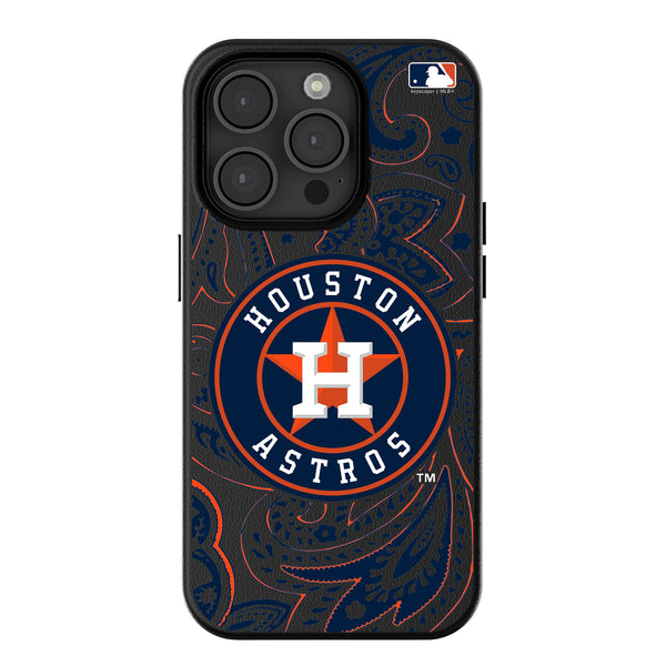 Houston Astros Paisley iPhone MagSafe Compatible Phone Case