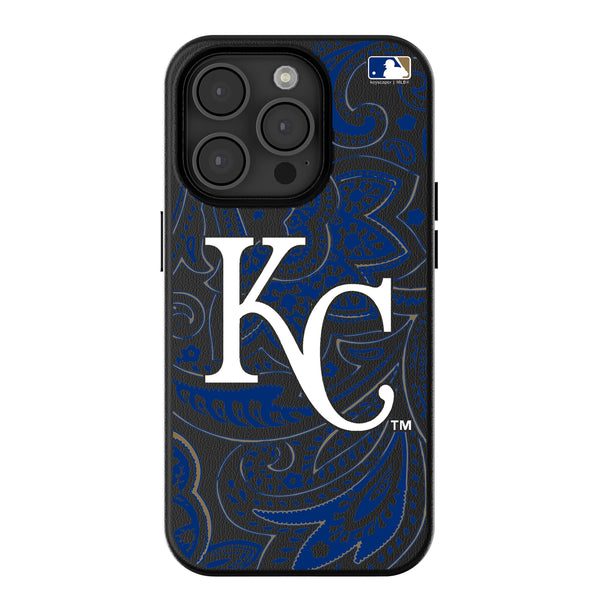 Kansas City Royals Paisley iPhone MagSafe Compatible Phone Case