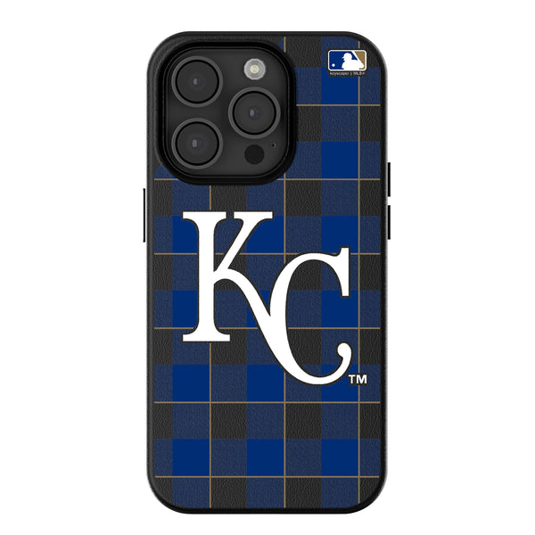 Kansas City Royals Plaid iPhone MagSafe Compatible Phone Case