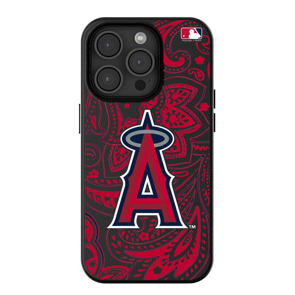 Los Angeles Angels Paisley iPhone MagSafe Compatible Phone Case