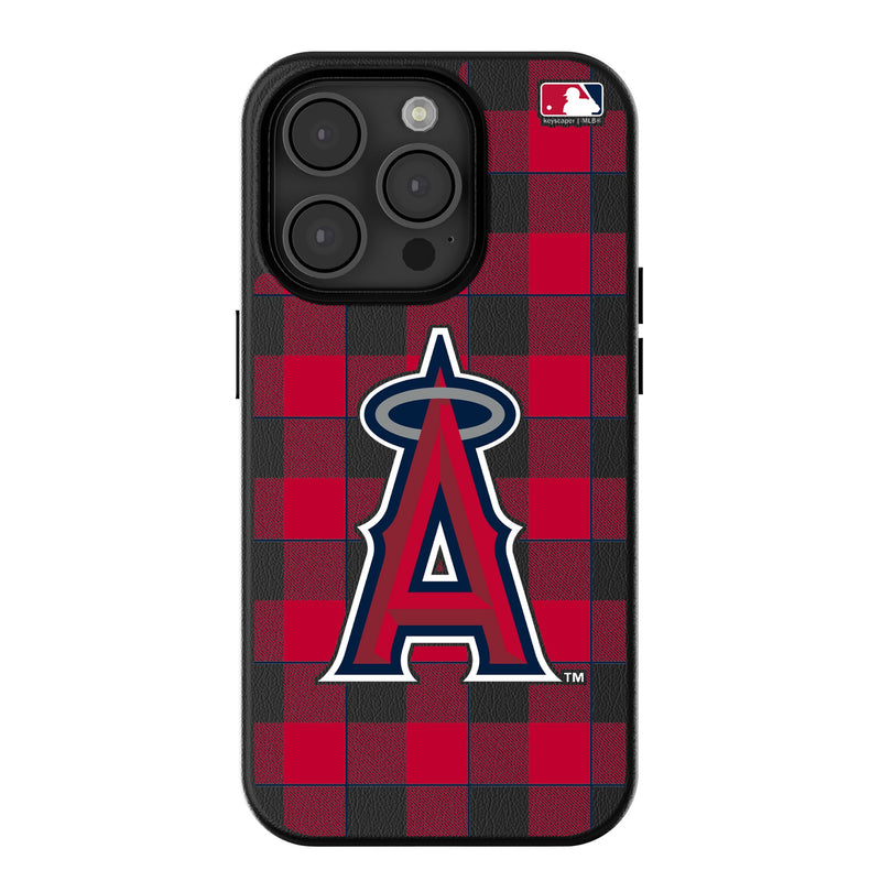 Los Angeles Angels Plaid iPhone MagSafe Compatible Phone Case