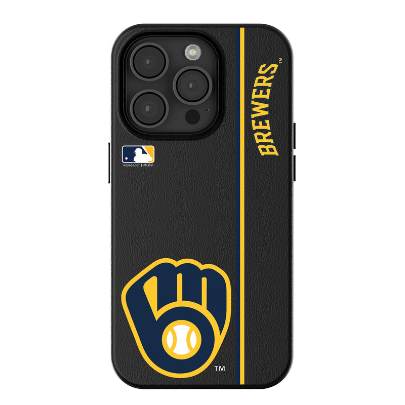 Milwaukee Brewers Sidebar iPhone MagSafe Compatible Phone Case