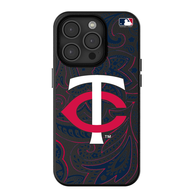 Minnesota Twins Paisley iPhone MagSafe Compatible Phone Case