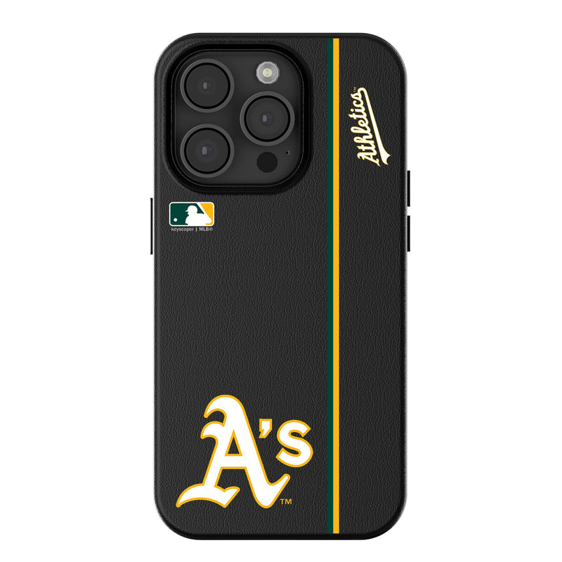 Oakland Athletics Sidebar iPhone MagSafe Compatible Phone Case