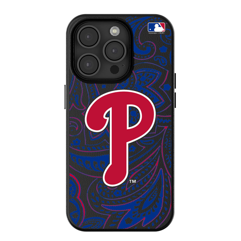 Philadelphia Phillies Paisley iPhone MagSafe Compatible Phone Case