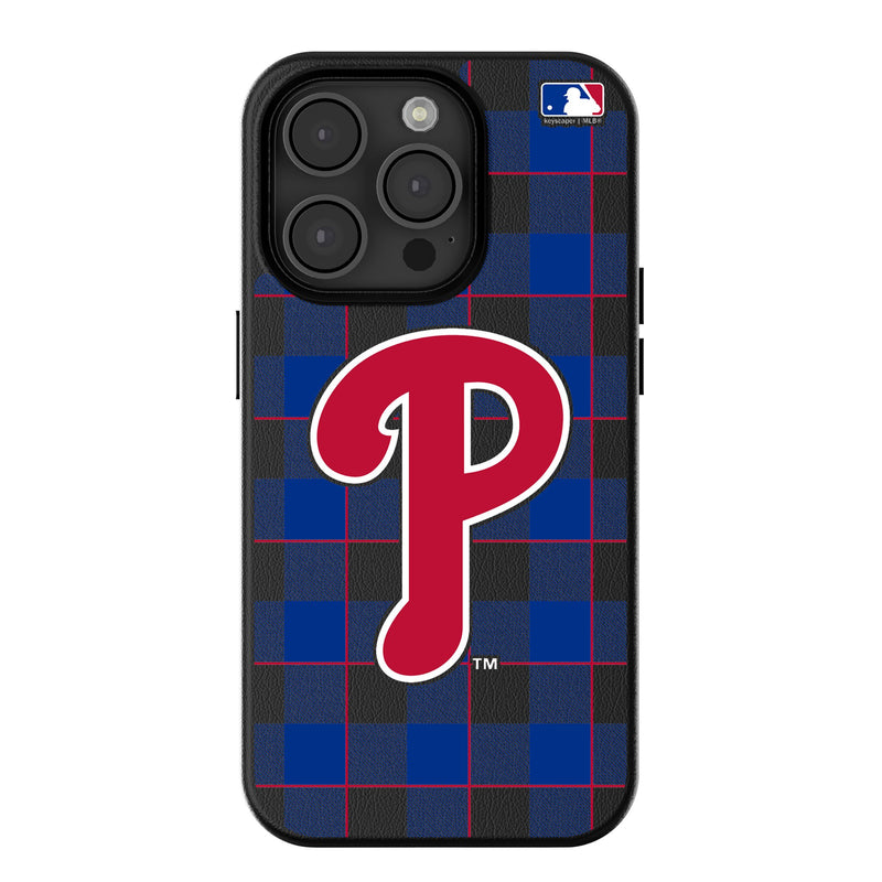 Philadelphia Phillies Plaid iPhone MagSafe Compatible Phone Case