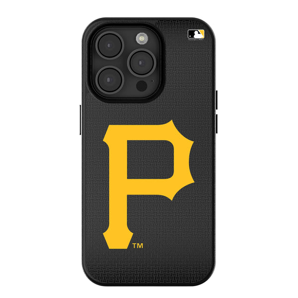 Pittsburgh Pirates Linen iPhone MagSafe Compatible Phone Case