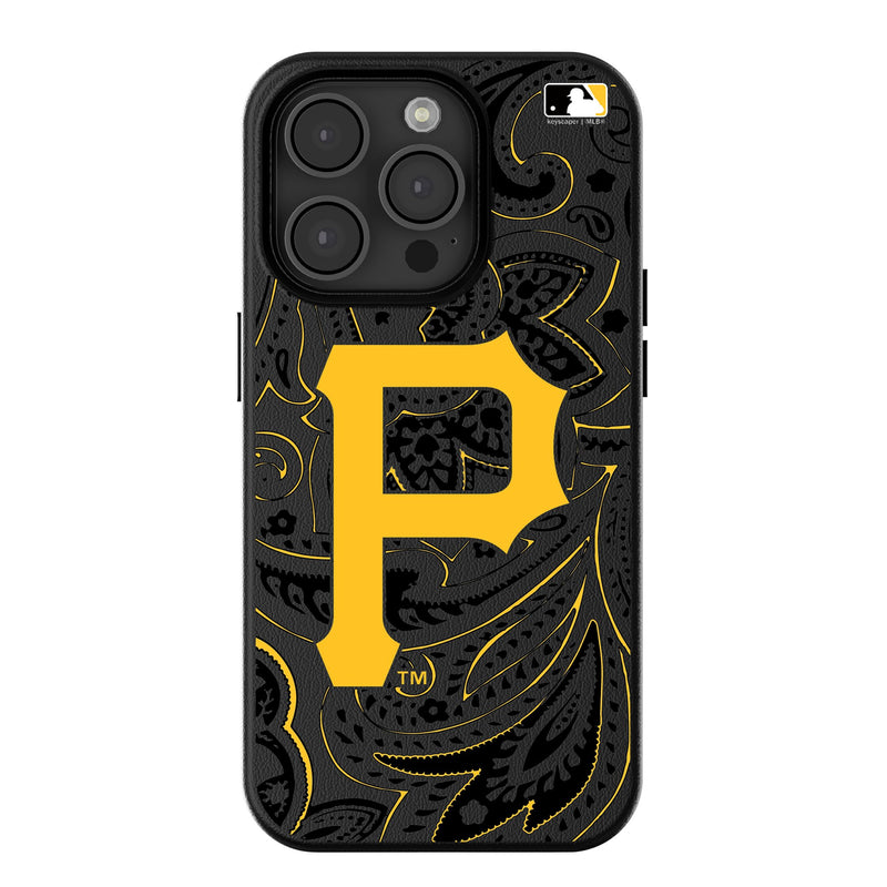 Pittsburgh Pirates Paisley iPhone MagSafe Compatible Phone Case