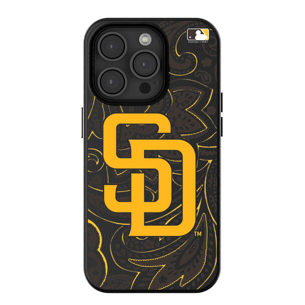 San Diego Padres Paisley iPhone MagSafe Compatible Phone Case