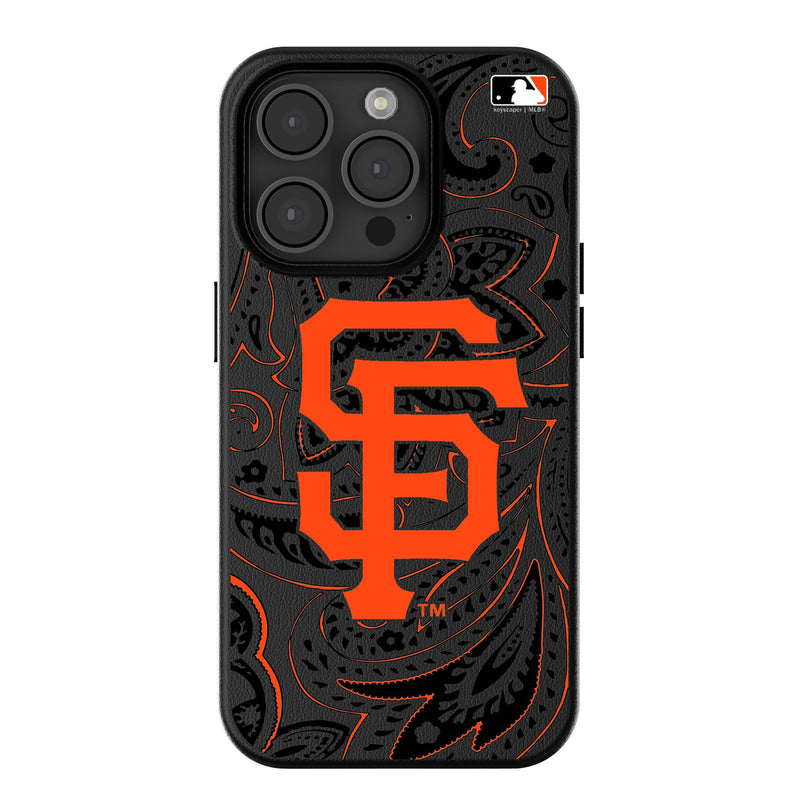 San Francisco Giants Paisley iPhone MagSafe Compatible Phone Case