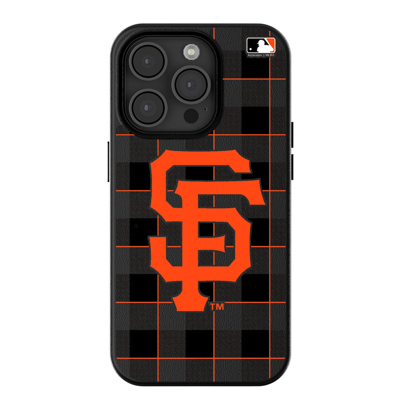 San Francisco Giants Plaid iPhone MagSafe Compatible Phone Case