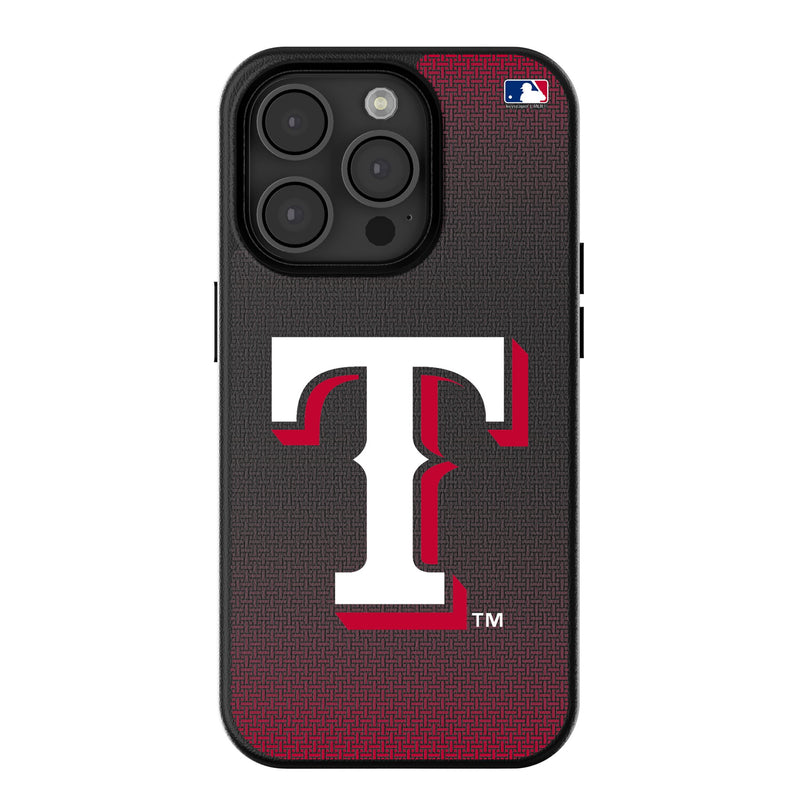 Texas Rangers Linen iPhone MagSafe Compatible Phone Case