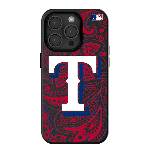 Texas Rangers Paisley iPhone MagSafe Compatible Phone Case