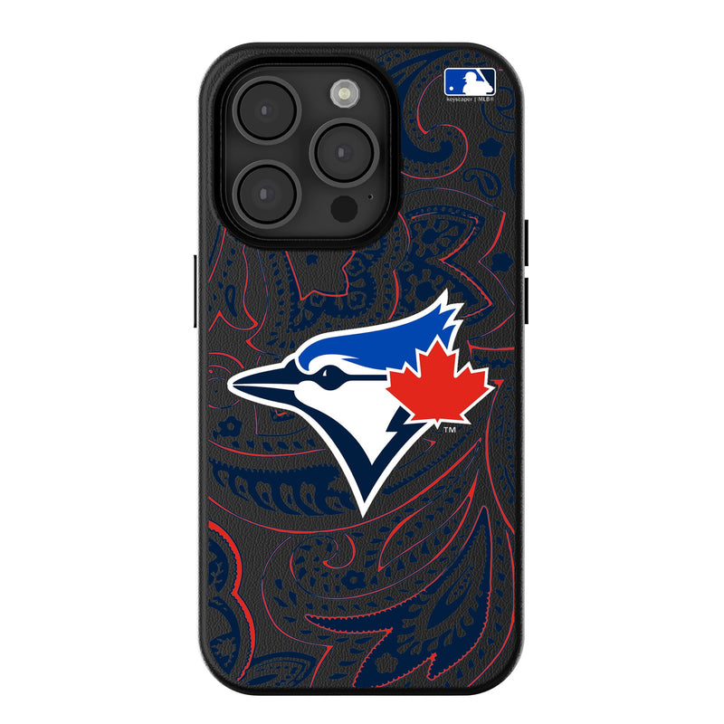 Toronto Blue Jays Paisley iPhone MagSafe Compatible Phone Case