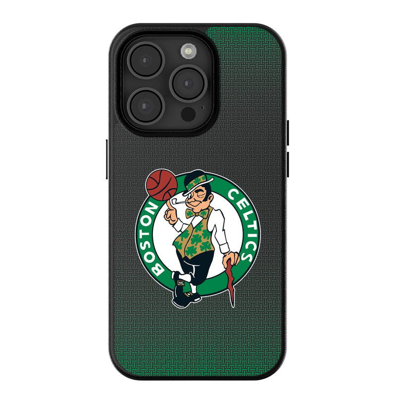 Boston Celtics Linen iPhone MagSafe Compatible Phone Case