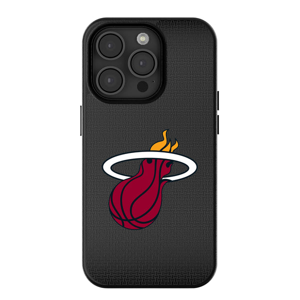 Miami Heat Linen iPhone MagSafe Compatible Phone Case