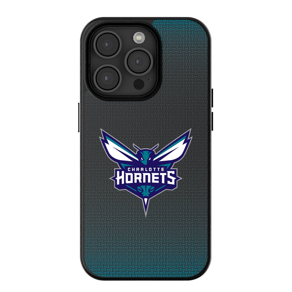 Charlotte Hornets Linen iPhone MagSafe Compatible Phone Case