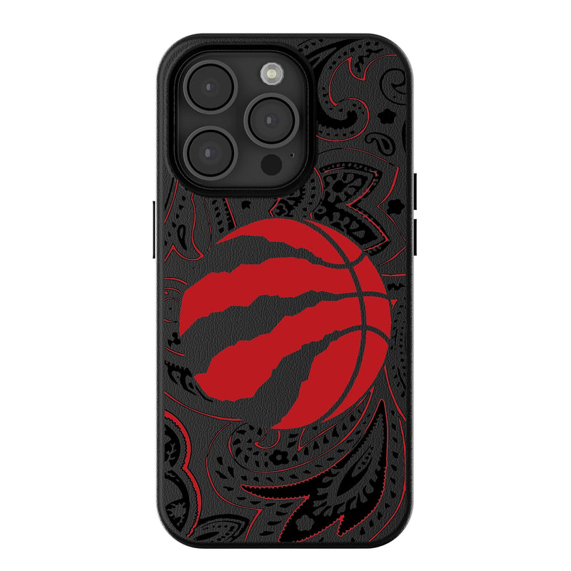 Toronto Raptors Paisley iPhone MagSafe Compatible Phone Case