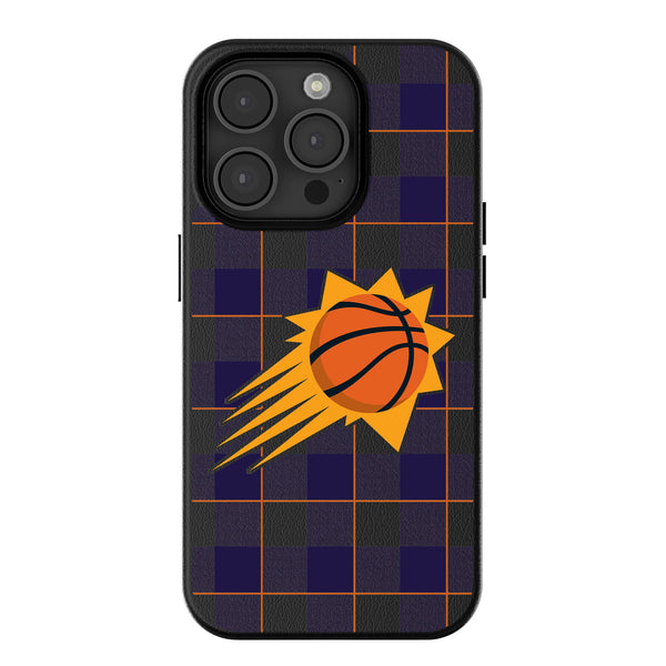 Phoenix Suns Plaid iPhone MagSafe Compatible Phone Case