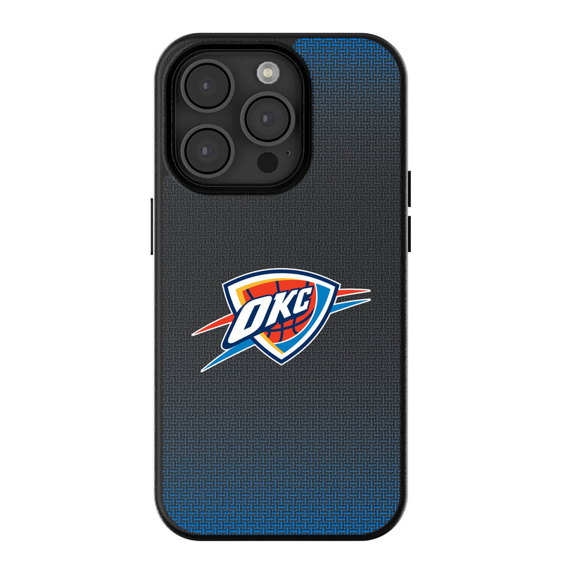 Oklahoma City Thunder Linen iPhone MagSafe Compatible Phone Case