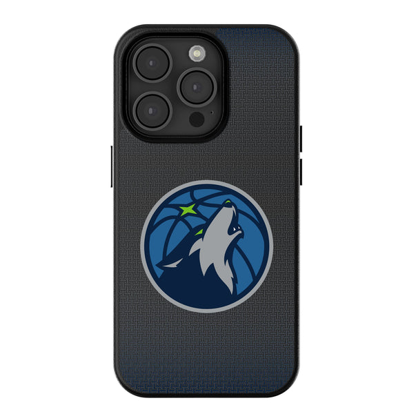 Minnesota Timberwolves Linen iPhone MagSafe Compatible Phone Case