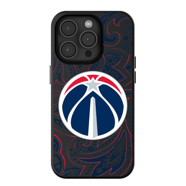 Washington Wizards Paisley iPhone MagSafe Compatible Phone Case