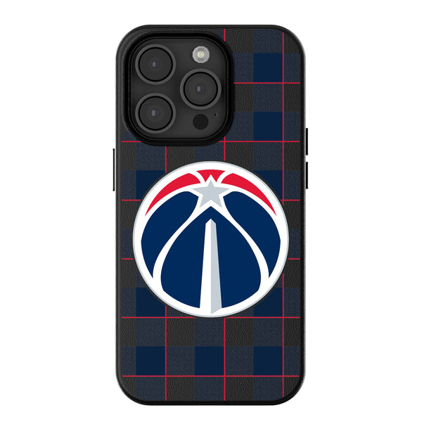 Washington Wizards Plaid iPhone MagSafe Compatible Phone Case