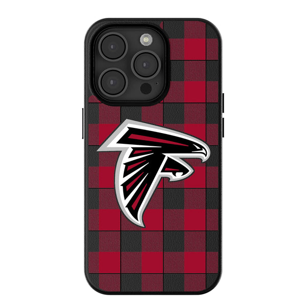 Atlanta Falcons Plaid iPhone Magnetic Phone Case