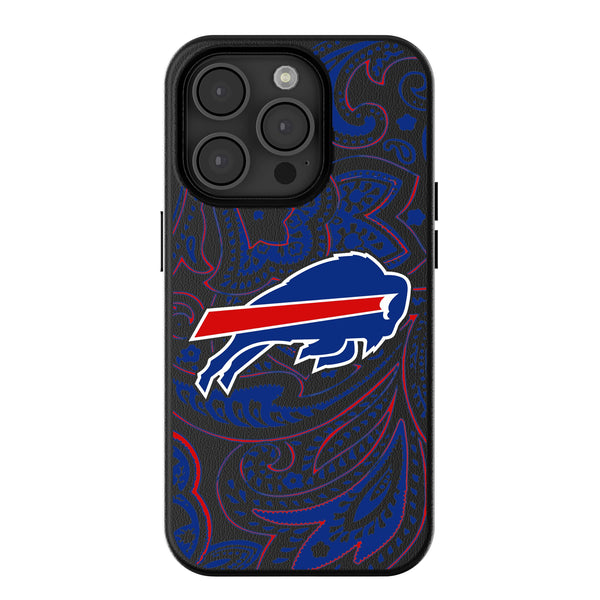 Buffalo Bills Paisley iPhone MagSafe Compatible Phone Case