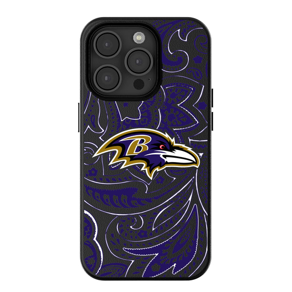 Baltimore Ravens Paisley iPhone Magnetic Phone Case