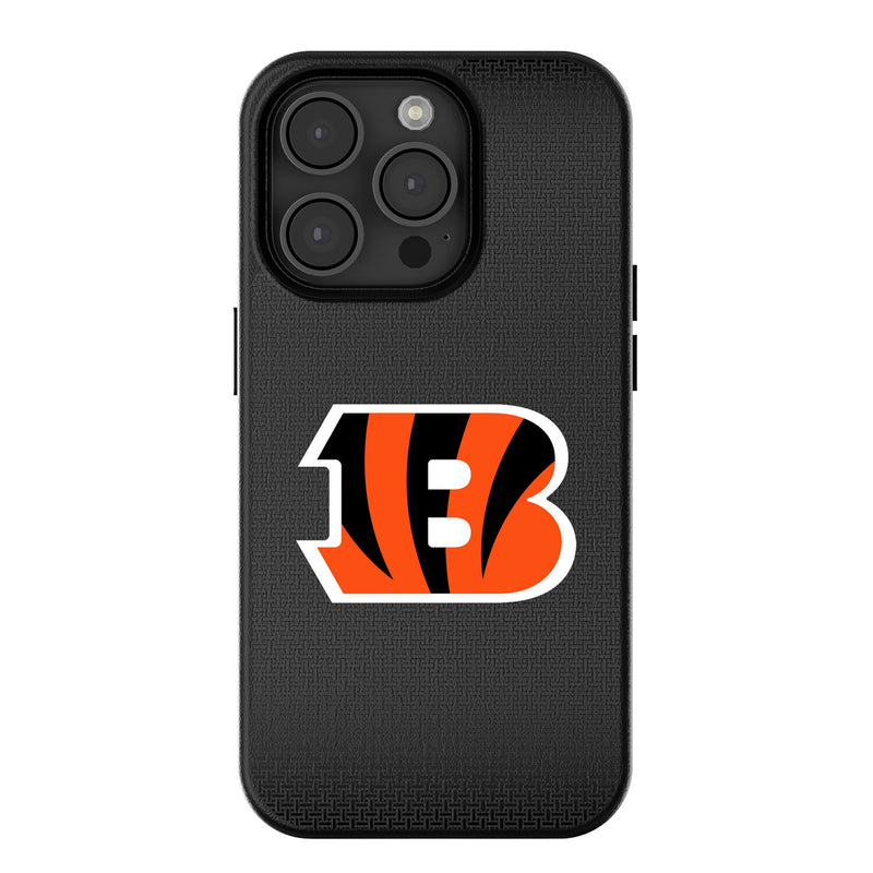 Cincinnati Bengals Linen iPhone MagSafe Compatible Phone Case