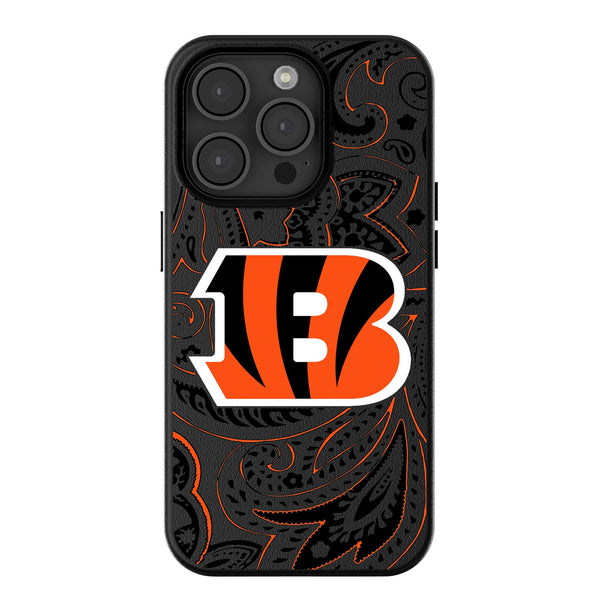 Cincinnati Bengals Paisley iPhone Magnetic Phone Case