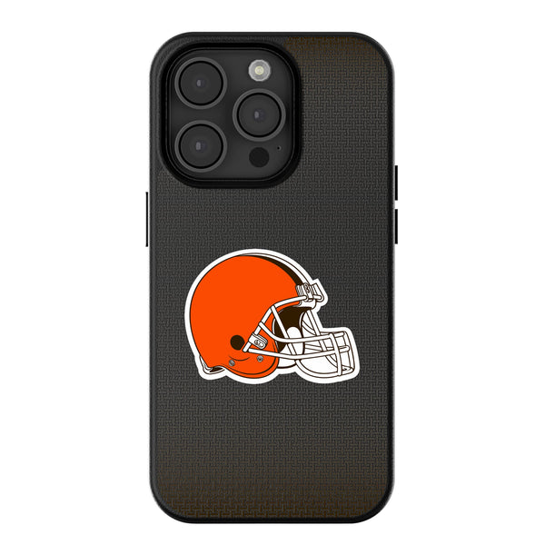 Cleveland Browns Linen iPhone MagSafe Compatible Phone Case