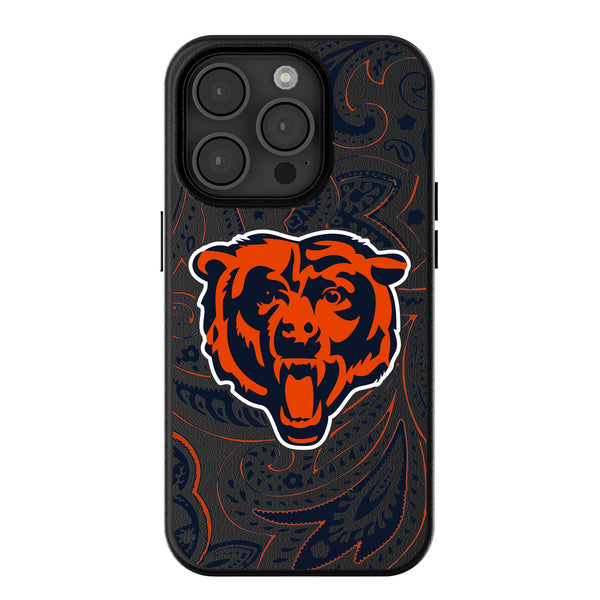 Chicago Bears Paisley iPhone MagSafe Compatible Phone Case