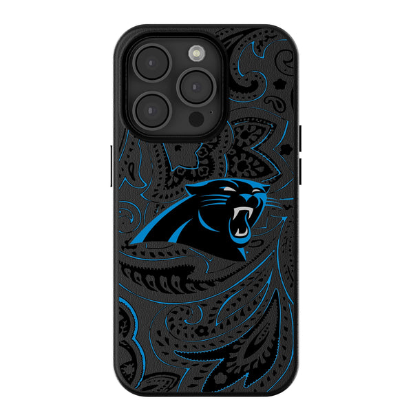 Carolina Panthers Paisley iPhone Magnetic Phone Case